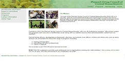 Desktop Screenshot of plannedgivingcma.org